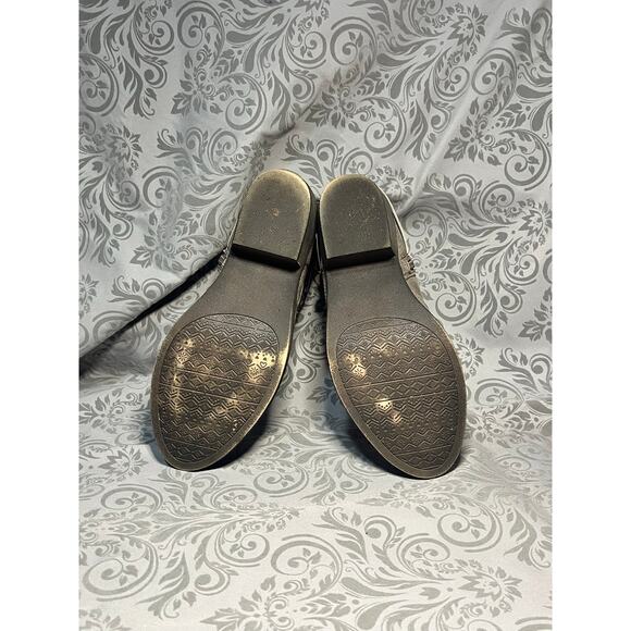 Women’s Size 8 SO Celery Taupe Ankle Booties with Wrap Straps - Picture 4 of 4